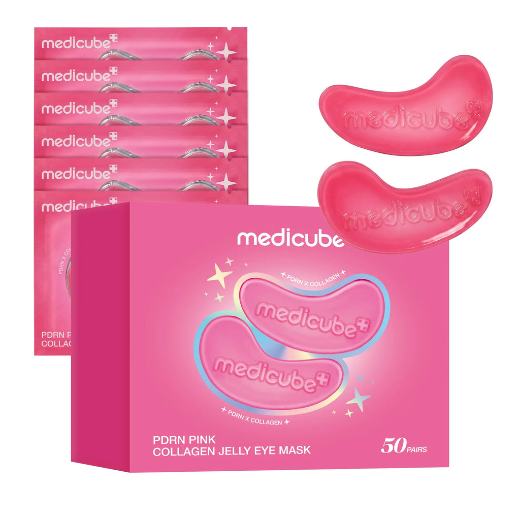 [NEW] [Medicube] PDRN Pink Collagen Jelly Eye Mask | Hydrogel Eye Patches with PDRN, Collagen, NAD | Refreshing for Puffy, Tired Eyes | Firming for Look of Wrinkles, Fine Lines | Korean Skincare (6/28/50 Pairs)